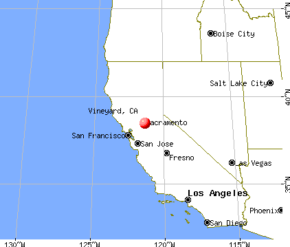 Vineyard, California map