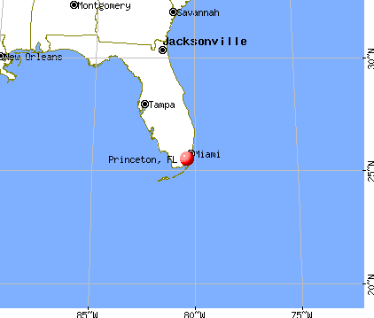 Princeton, Florida map