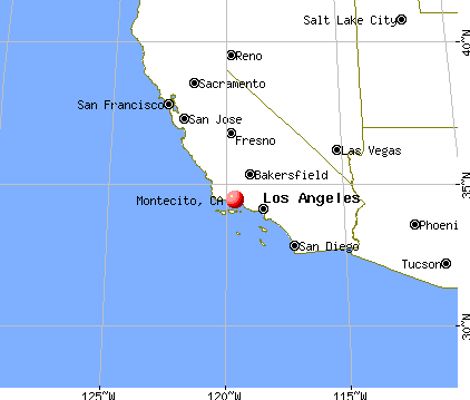 Montecito, California map