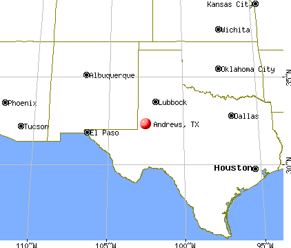 andrews texas map