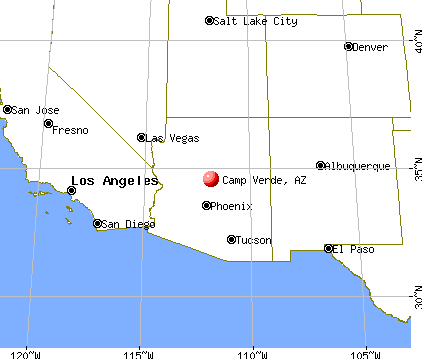 Camp Verde, Arizona map