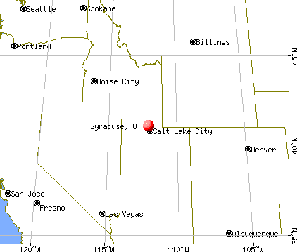 Syracuse, Utah map