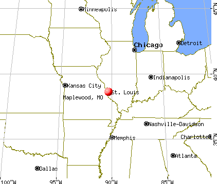 Maplewood, Missouri map