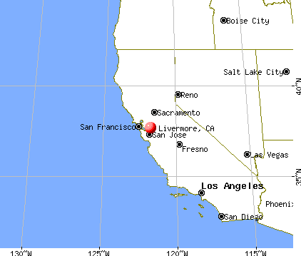 Livermore, California map