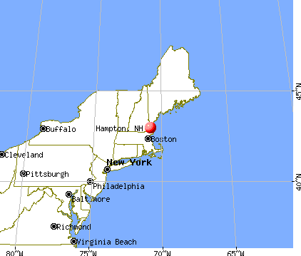 Hampton, New Hampshire map