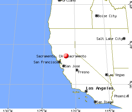 Sacramento, California map