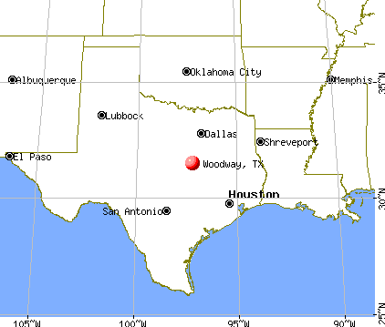 Woodway, Texas map