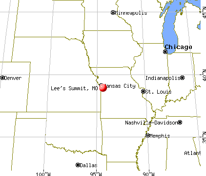 Lee's Summit, Missouri map