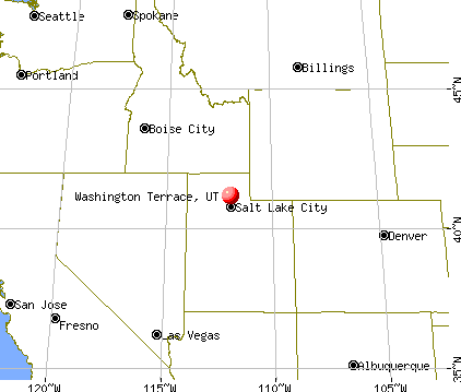 Washington Terrace, Utah map