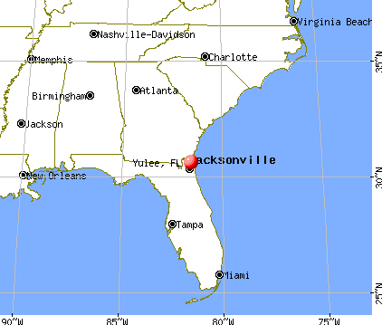 Yulee, Florida map