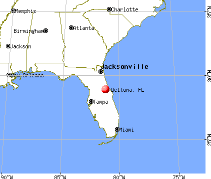 Deltona, Florida map