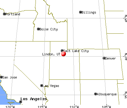 Lindon, Utah map