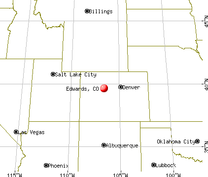 Edwards, Colorado map