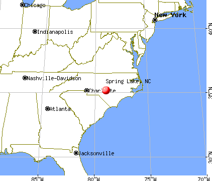 Spring Lake, North Carolina map