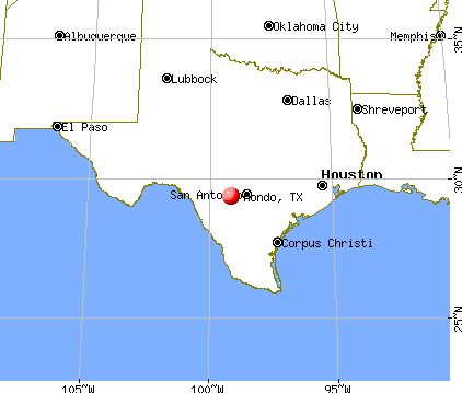 Hondo, Texas map