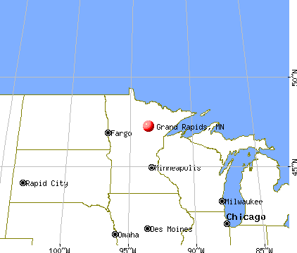 Grand Rapids, Minnesota map