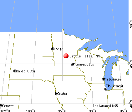Little Falls, Minnesota map