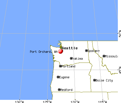 Port Orchard, Washington map