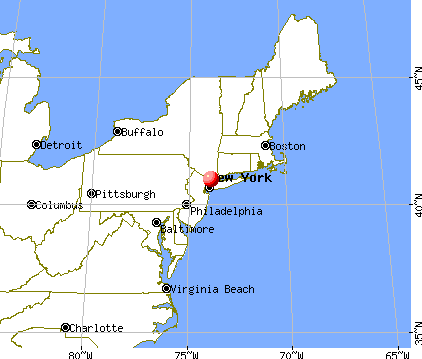 Hastings-on-Hudson, New York map