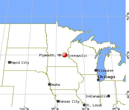 Plymouth, Minnesota map