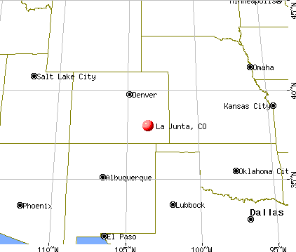 La Junta, Colorado map