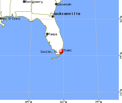 Goulds, Florida map