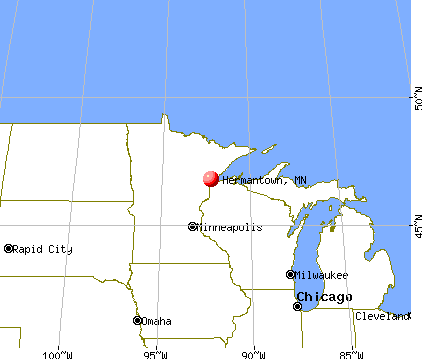 Hermantown, Minnesota map
