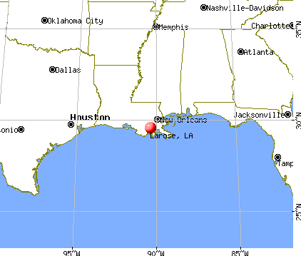 Larose, Louisiana map