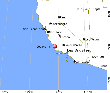 Oceano, California map