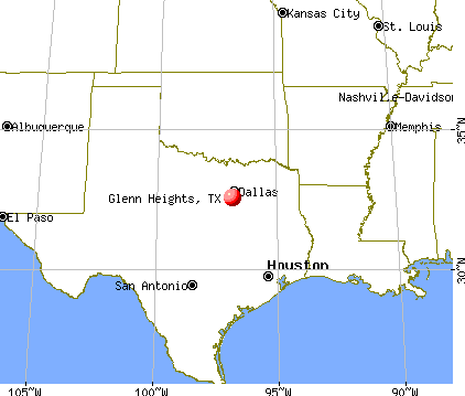 Glenn Heights, Texas map