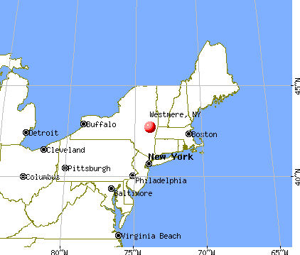 Westmere, New York map