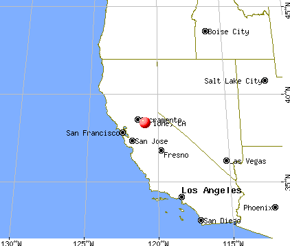 Ione, California map