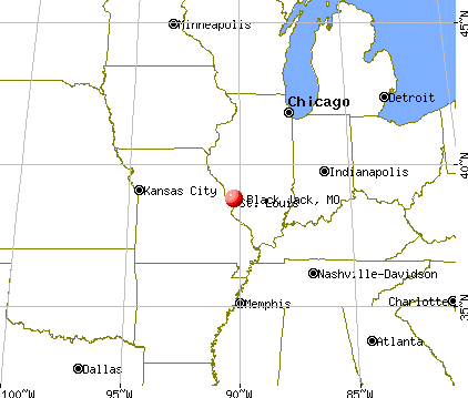 Black Jack, Missouri map