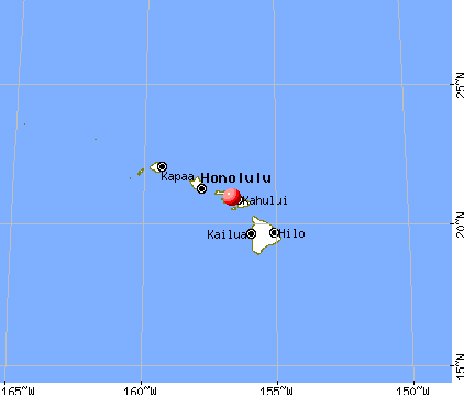 Napili-Honokowai, Hawaii map