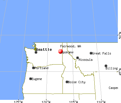 Fairwood, Washington map