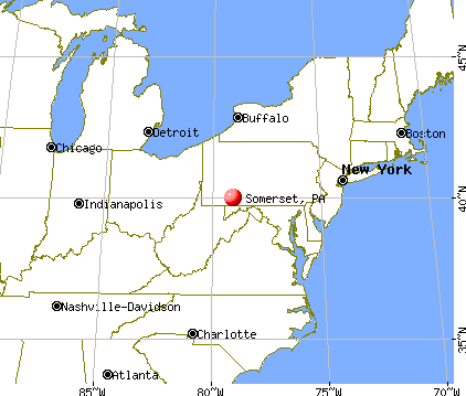 Somerset, Pennsylvania map
