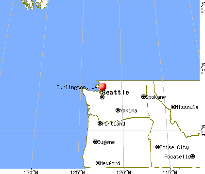 Burlington, Washington map