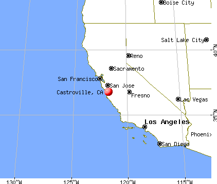 Castroville, California map