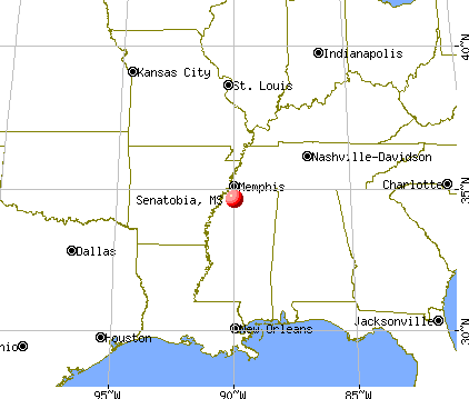 Senatobia, Mississippi map