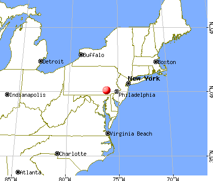 Leacock-Leola-Bareville, Pennsylvania map