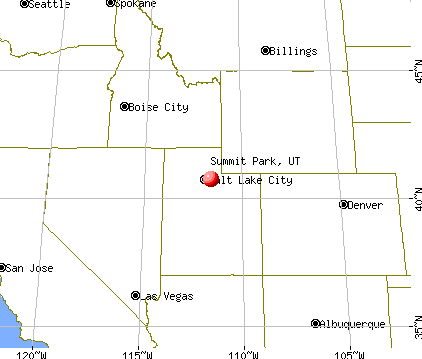 Summit Park, Utah map