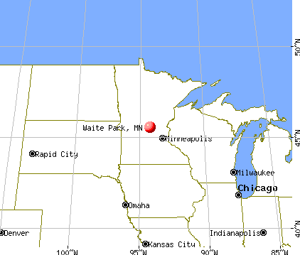 Waite Park, Minnesota map