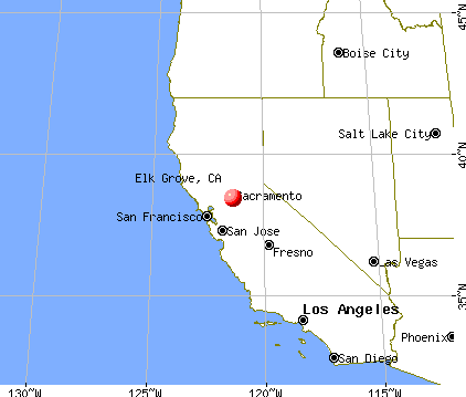 Elk Grove, California map