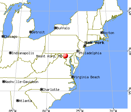 Mount Airy, Maryland map