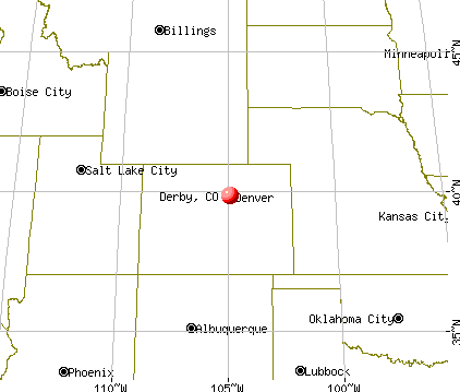 Derby, Colorado map