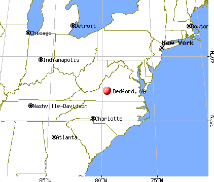 Bedford Virginia Va 24523 Profile Population Maps Real