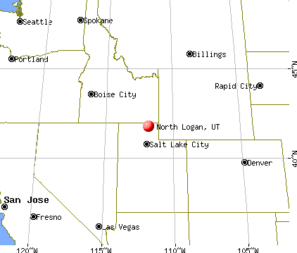 North Logan, Utah map