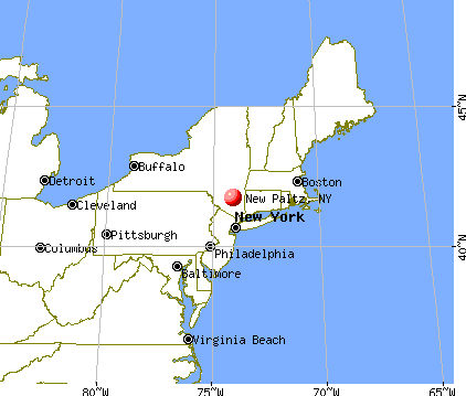 New Paltz, New York map