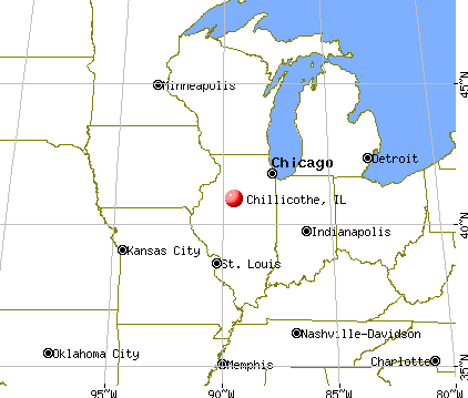 Chillicothe, Illinois map