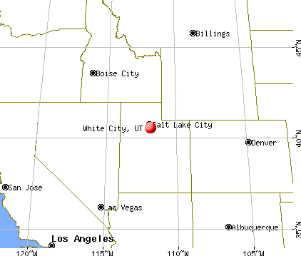 White City, Utah map